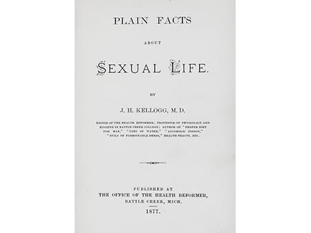 Plain facts Kellogg circumcision facts and myths masturbation 1877